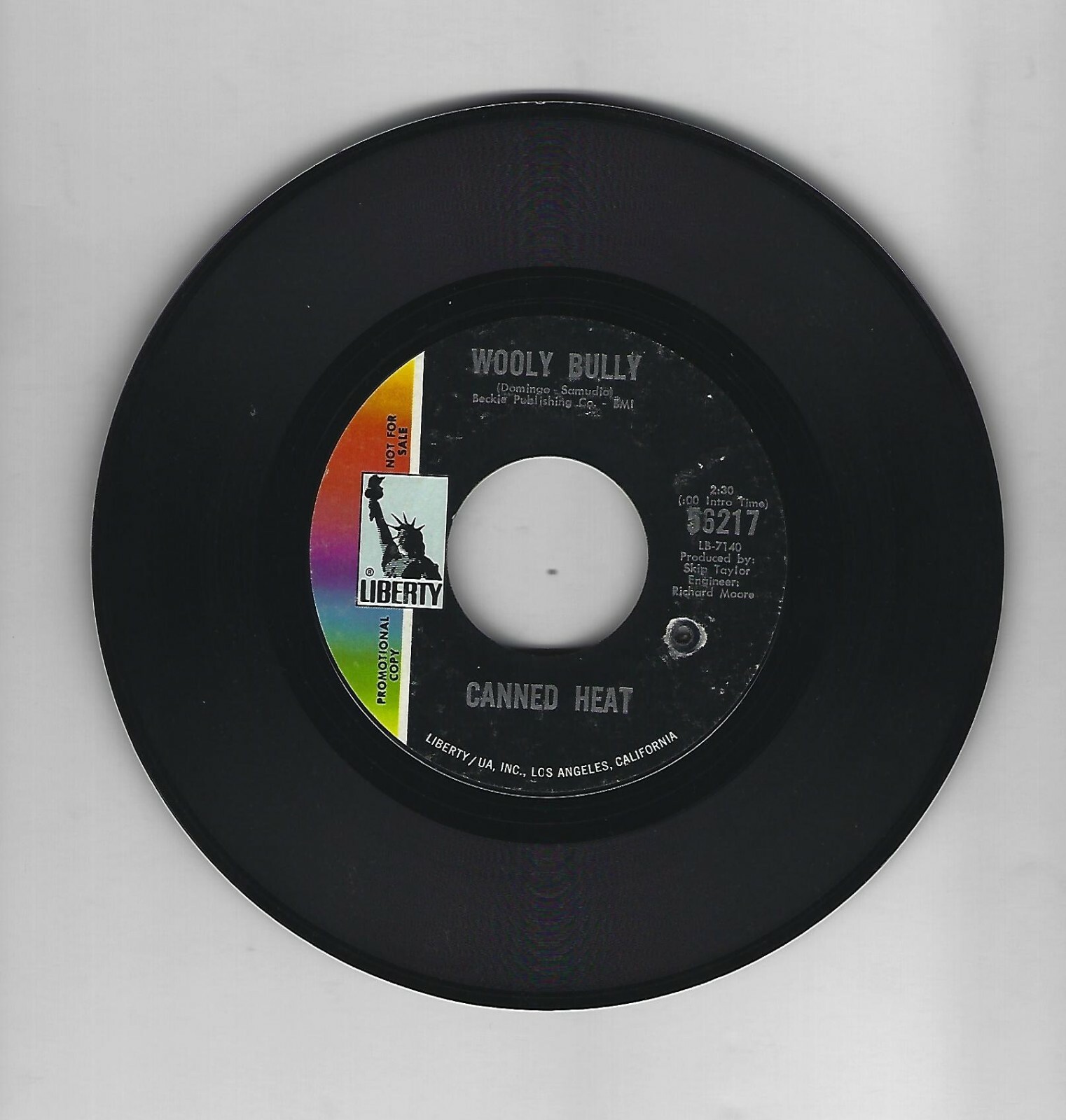 1970 Canned Heat Wooly Bully Promo 45 Record Liberty 56217 eBay