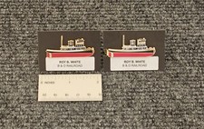B & O Railroad Tugboat ROY B. WHITE Lapel Pin & Tie Bar - 2 Items - Towboat