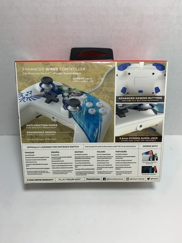 PowerA - Enhanced Wired Controller for Nintendo Switch - Master Sword Attack - Picture 2 of 4