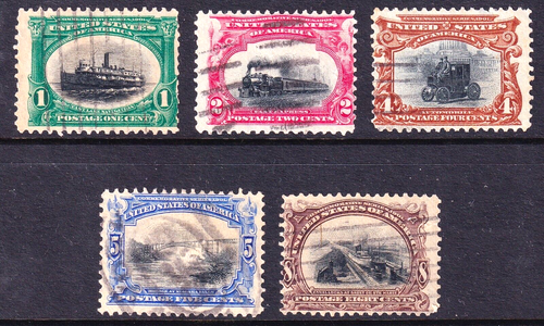 USA 1901 misc good used Pan-American Exposition issues