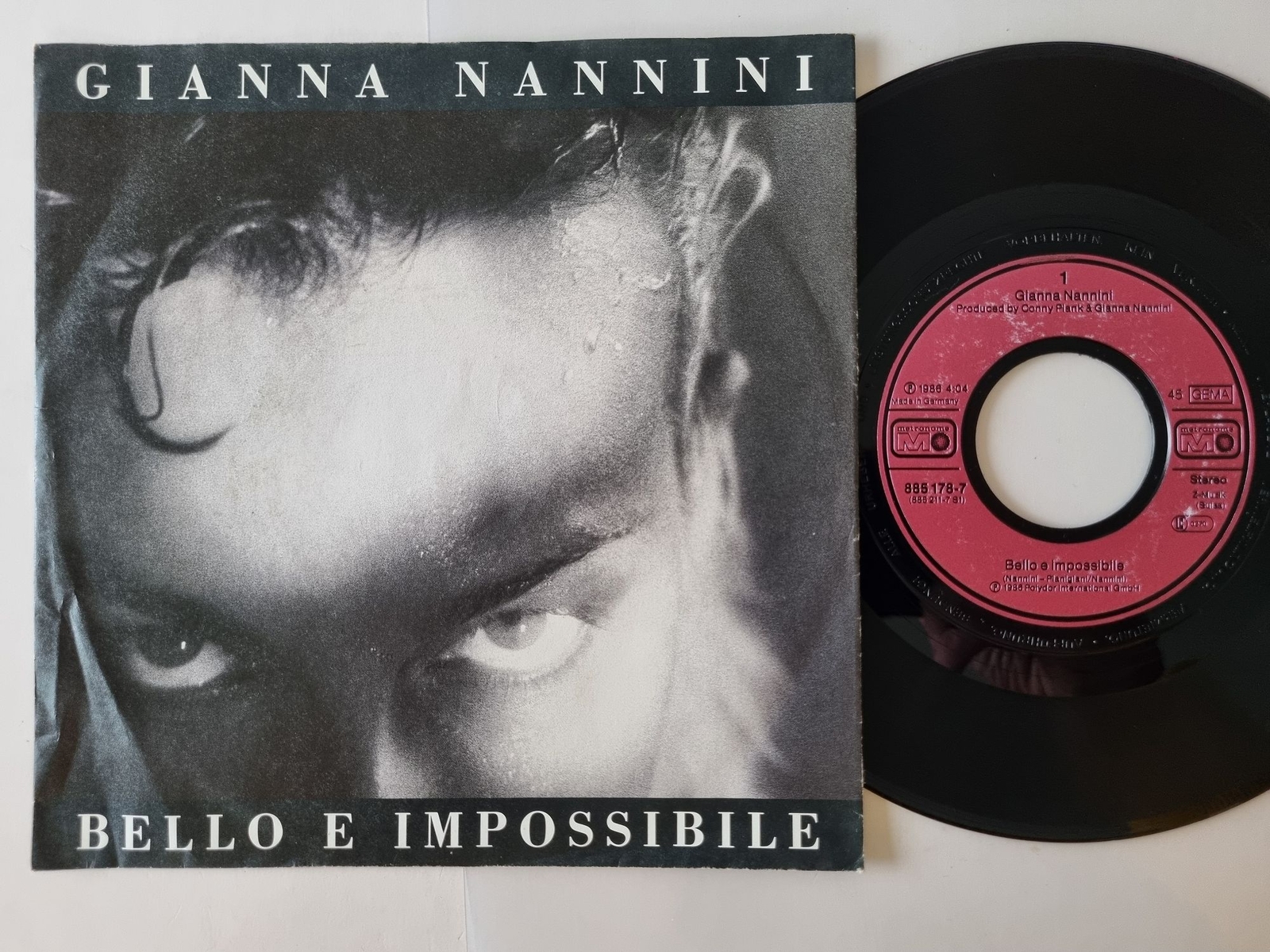Gianna Nannini - Bello e impossibile 7'' Vinyl Germany