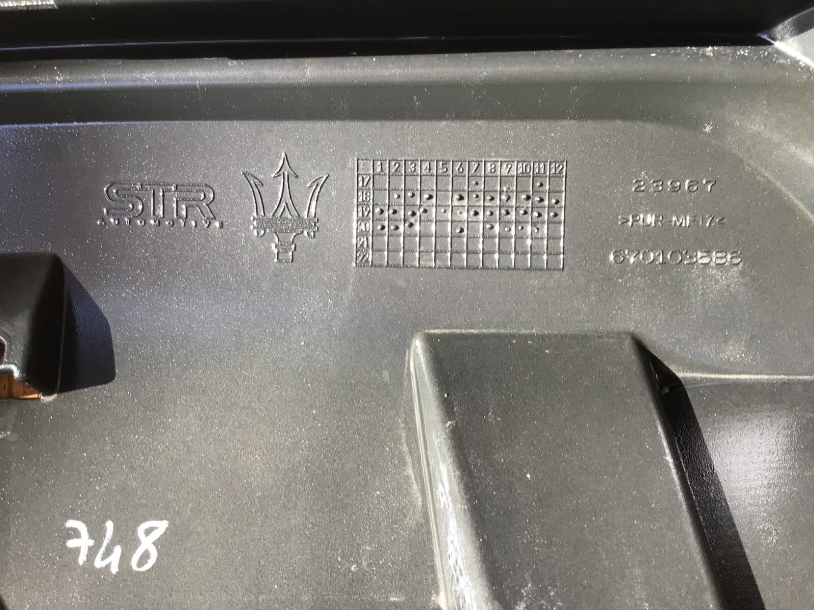 2019 2020 2021 MASERATI LEVANTE GTS REAR BUMPER COVER OEM USED