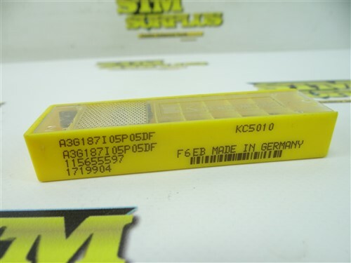 5 Kennametal T02P-32L004 Carbide Inserts T02P 16 03 L010 Grade KT5135 NEW!!!