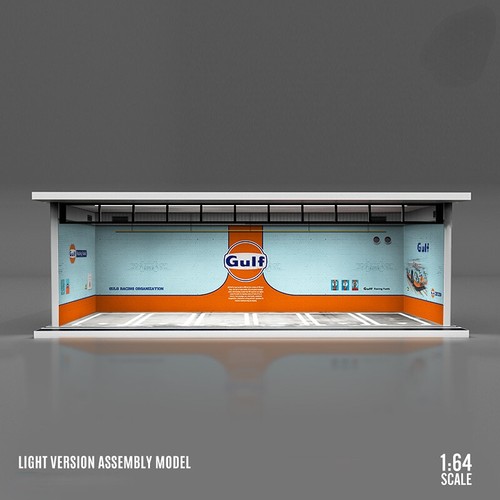 1:64 Maßstab Diorama Auto Garage Modell LED Beleuchtung Auto Parkplatz Szene Modell Spielzeug - Bild 20 von 47