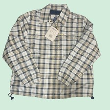 New! Vtg Catalina Womens L (14/16) Jacket Windbreaker Plaid