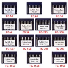 10-100 Dental FG Fresas de carburo de tungsteno Fit Alta Velocidad pieza de mano