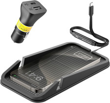 Wireless Car Charger Fast Charging Pad No-Slip Phone for Cell Cordless Holder