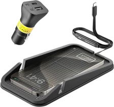 Wireless Car Charger Fast Charging Pad No-Slip Phone for Cell Cordless Holder