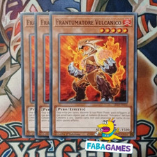 🇮🇹 YU GI OH 3 x FRANTUMATORE VULCANICO – LD10 IT052 COMUNE – ITA 🇮🇹