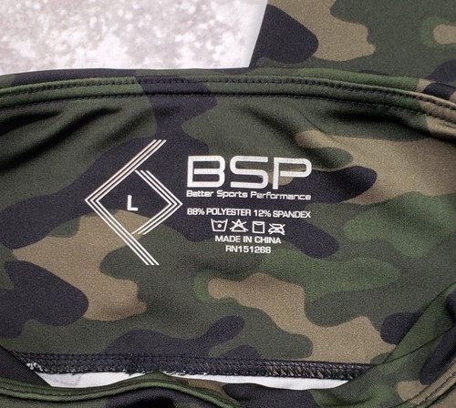 BSP Hasta la pantorrilla Camuflaje Leggings Tiro Alto Ponte Yoga Pantalones Talla L - Imagen 3 de 5