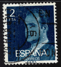Spain - 1976 - 2Pta - Definitive Issue - King Juan Carlos I - #18220