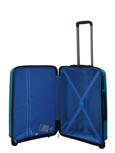 Hard Shell PP Suitcases 8 Wheel Cabin Luggage Case Holiday Travel Set Bags - Picture 32 of 98