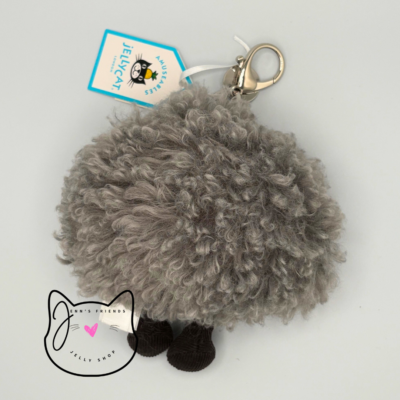 AUTHENTIC Jellycat Amuseables STORM CLOUD BAG CHARM New BNWT Grey