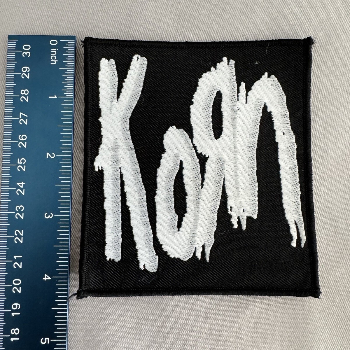 Vintage KORN woven patch 90