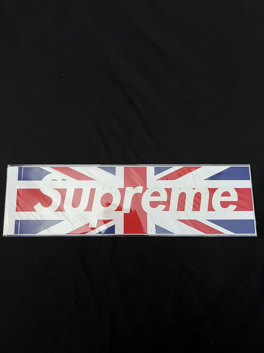 Supreme union jack box logo 2025