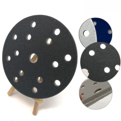 6"150mm 15Hole Dry&Wet Sandpaper Pads Hook&Loop Sponge Sanding Disc 300-3000Grit - Picture 3 of 5