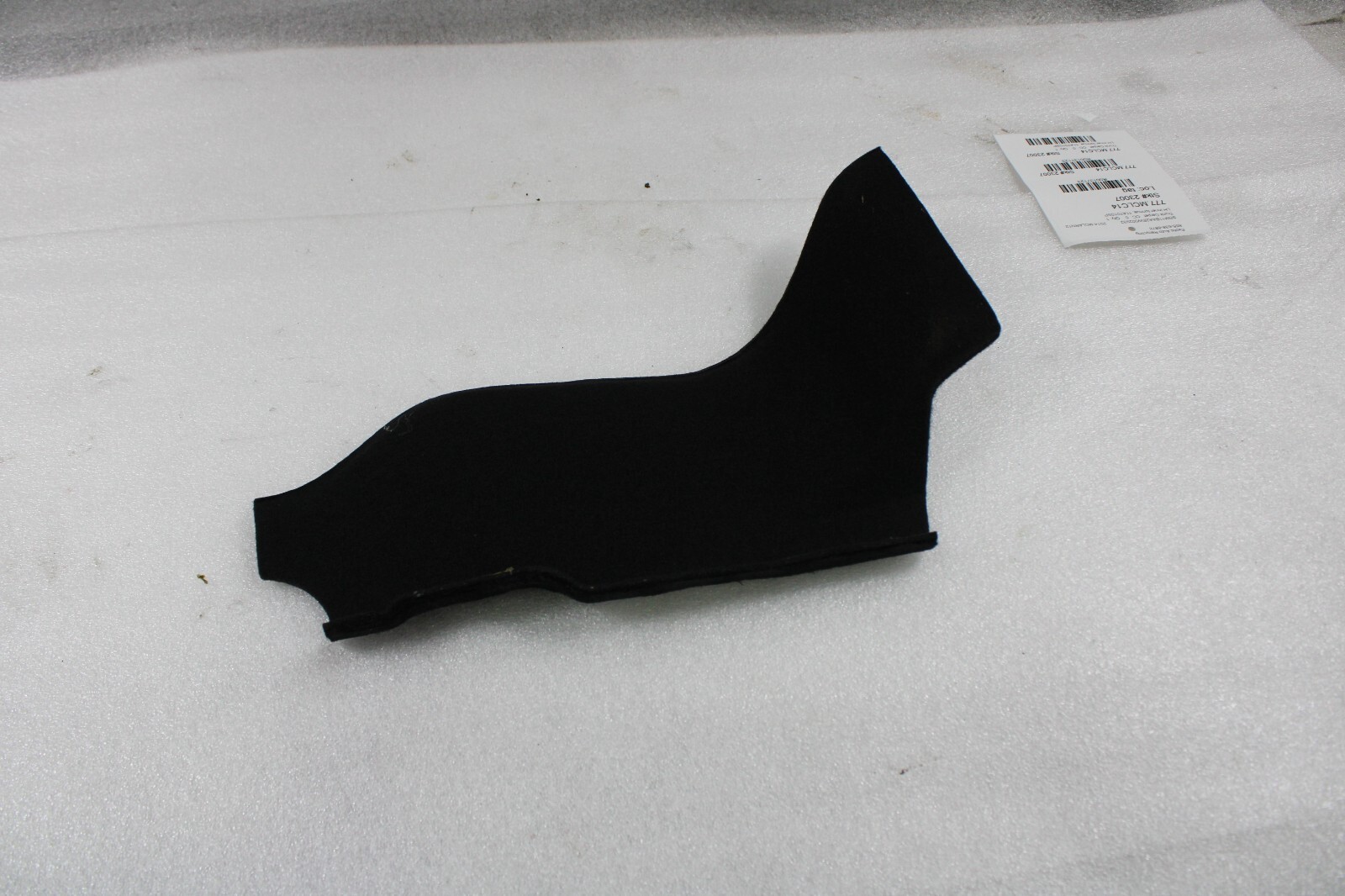 Mclaren MP4-12C, LH, Left, Inner Tonnue Carpet, Used, P/N 11A7010SP