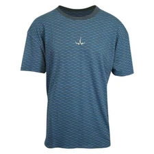 prAna Men's Stormy Night T-Shirt Paxton Striped SS Tee (S04)