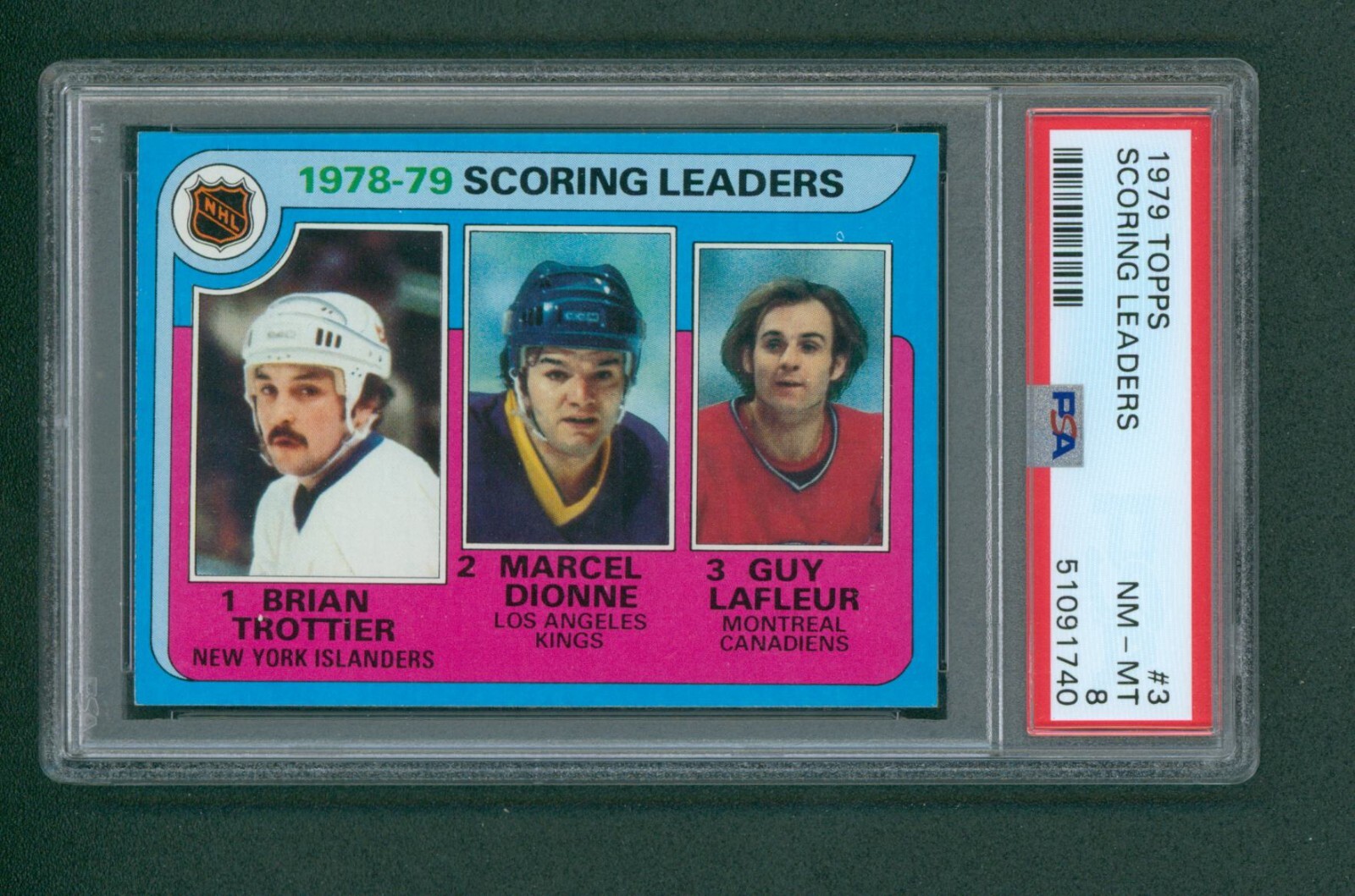 1979 Topps Hockey Card 3 Scoring Leaders Trottier, PSA 8 NM/MT eBay