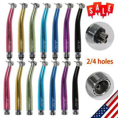 NSK Pana Max Style Dental High Speed Handpiece Push Button 2/4Hole 7 Colors