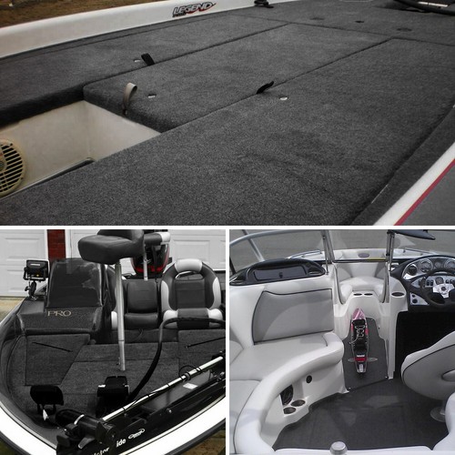 3mx2m Dark Grey Carpet Underlay Underfelt Boat Car Marine Yacht Re-Upholstery - Picture 2 of 22