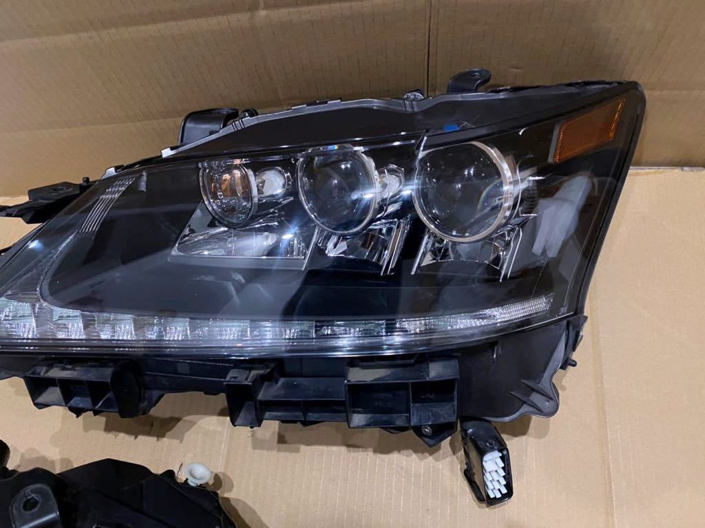 レクサス GS 10系 後期 左 ヘッドライト 3連 3眼 GS450h GS300h