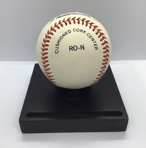DAVE LEIPER Signed Rawlings Official MLB Baseball SD PADRES OAKLAND A'S Auto - Picture 4 of 6