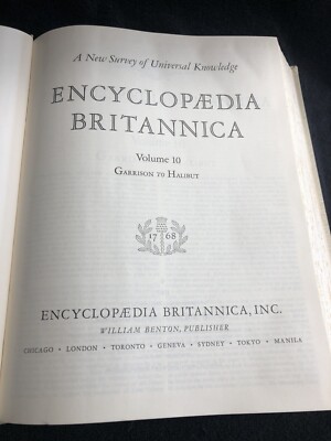 Encyclopedia Britannica 10巻セット Encyclopedia Britannica 10巻セット