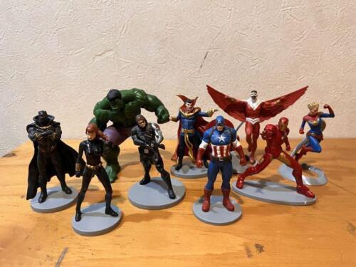 MARVEL Figur Ware Menge 9er Set Verkauf Avengers Hulk Captain America Ironman usw. - Bild 1 von 3