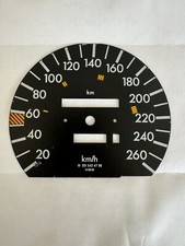 Genuine Mercedes 190e 16v Cosworth W201 Vdo Speedometer Euro 260kmh Oem
