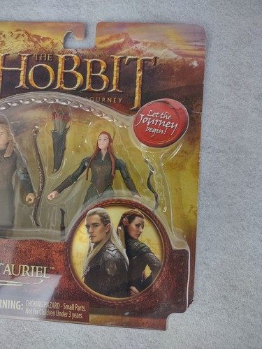 LEGOLAS & TAURIEL Figures Hobbit Unexpected Journey Lord Rings 3.75" NEW MOC - Picture 4 of 7