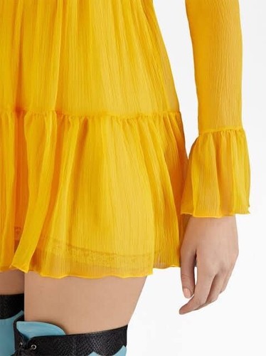 Gucci Yellow Chiffon Dress- BNWT - RRP$2,300 USD + Tax - Picture 13 of 14