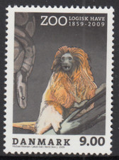 Denmark #Mi1533 MNH 2009 Zoo Animals Golden Lion Tamarin [1437]