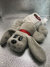Pound Puppies 2019 Newborn Gray /Grey Diaper Cute Soft Puppy Dog Red Collar