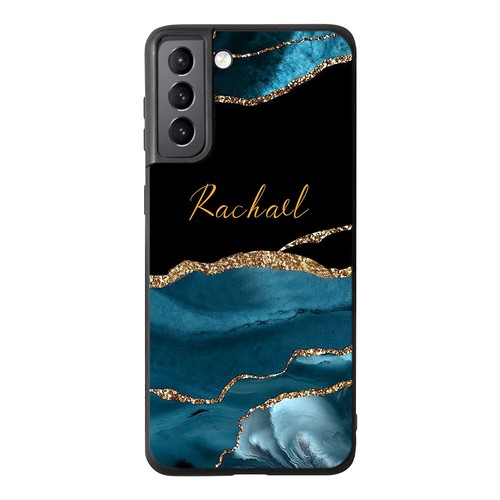 Marble Personalised Case Printed Phone Cover For Samsung Galaxy S23 S24 S25 Plus - Picture 3 of 75
