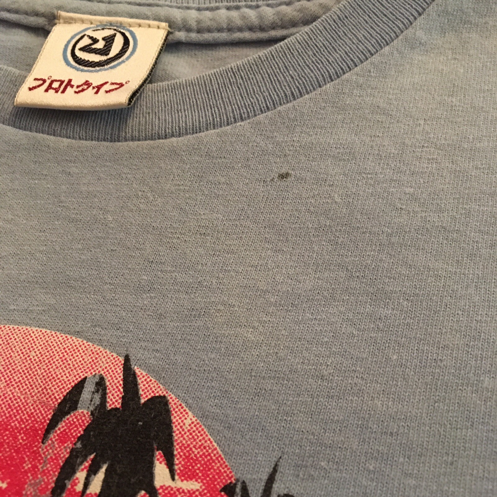 RARE VINTAGE “PROTOTYPE 21” brand GRAPHIC FRONT & LOGO BACK PRINT T-SHIRT, small image 9