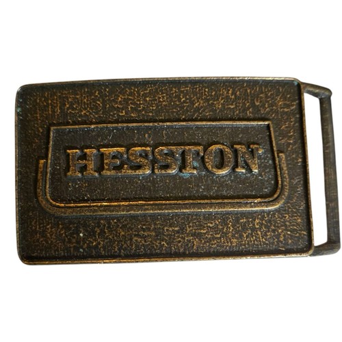 Hesston 1974 Hebilla de Cinturón Finales Nacionales Rodeo Reproducción De Colección - Imagen 6 de 17
