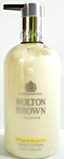 MOLTON BROWN London ORANGE & BERGAMOT Hand Lotion, 10 fl. oz, NEW