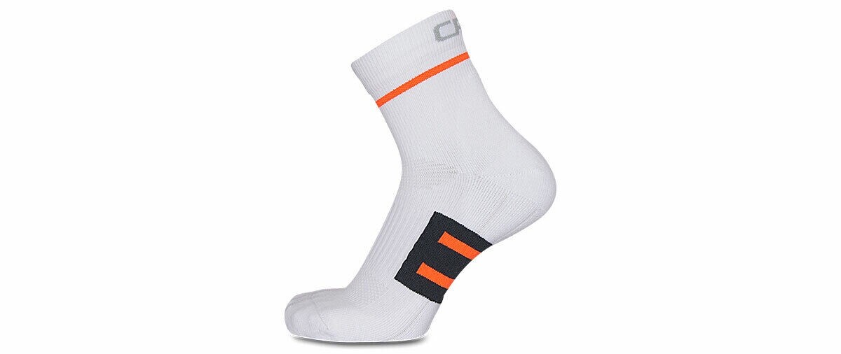 CFA Men's Bike Running Compression Socks /White Size XL UK 12-14 New With Defect-image