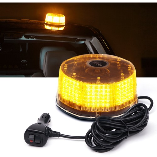 Xprite 240 LED Rooftop Rotating Amber Strobe Beacon Light Emergency Hazard Warn - 第 1/8 張圖片