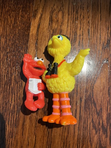 Vintage TYCO Sesame Street Camper Van RV Set-Replacement FIGURES BIG BIRD & ELMO