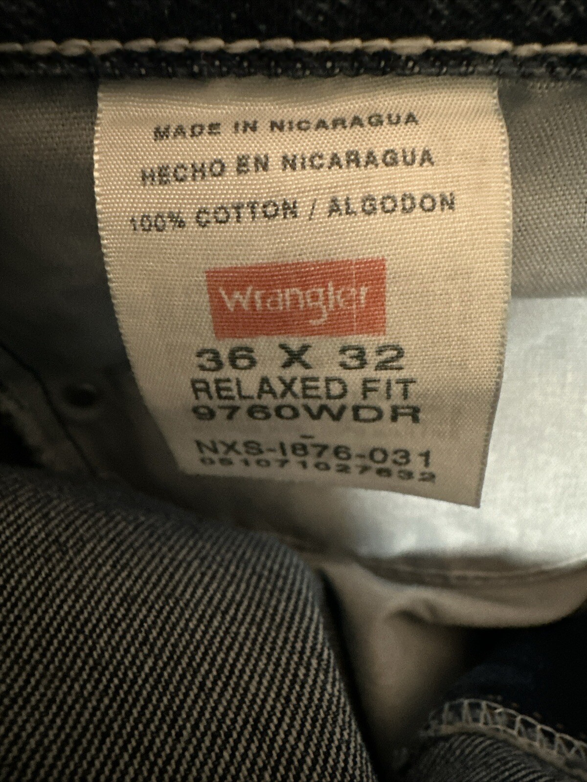 Wrangler 5 Star Relaxed Fit Jeans Men 36x32 Premium Denim Blue New With Tags