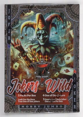 2024 WILD CARD JOKERS WILD 7 CARD STUDS FOOTBALL FACTORY SEALED HOBBY JUMBO BOX