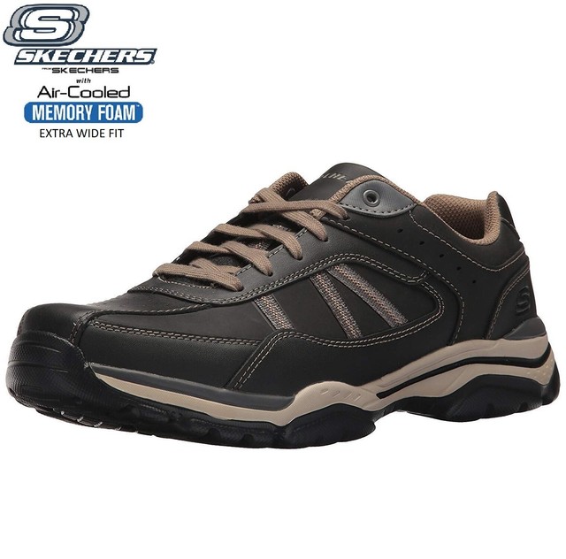 skechers wide fit mens trainers