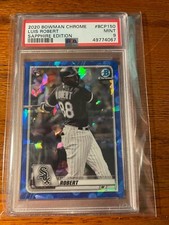 2020 Bowman Chrome LUIS ROBERT BCP150 Sapphire Edition PSA 9 - MINT