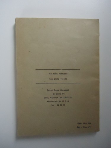 Méthode directe et combinée étude langue turque - Izzet Hamit Ün - 1962 - Photo 17/17