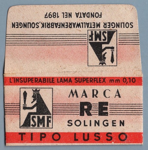 LM0010 Lametta da barba: Marca Re - 1930