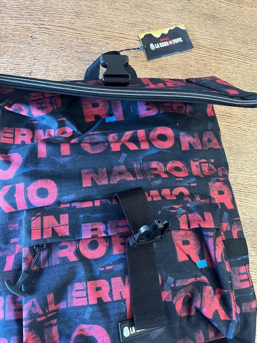 ZAINO NETFLIX LA CASA DI CARTA CASA DE PAPEL SACCA MARE BORSA