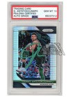 Giannis Antetokounmpo 2018-19 Prizm Hyper Autograph Card #296 PSA/DNA 10 (Green)