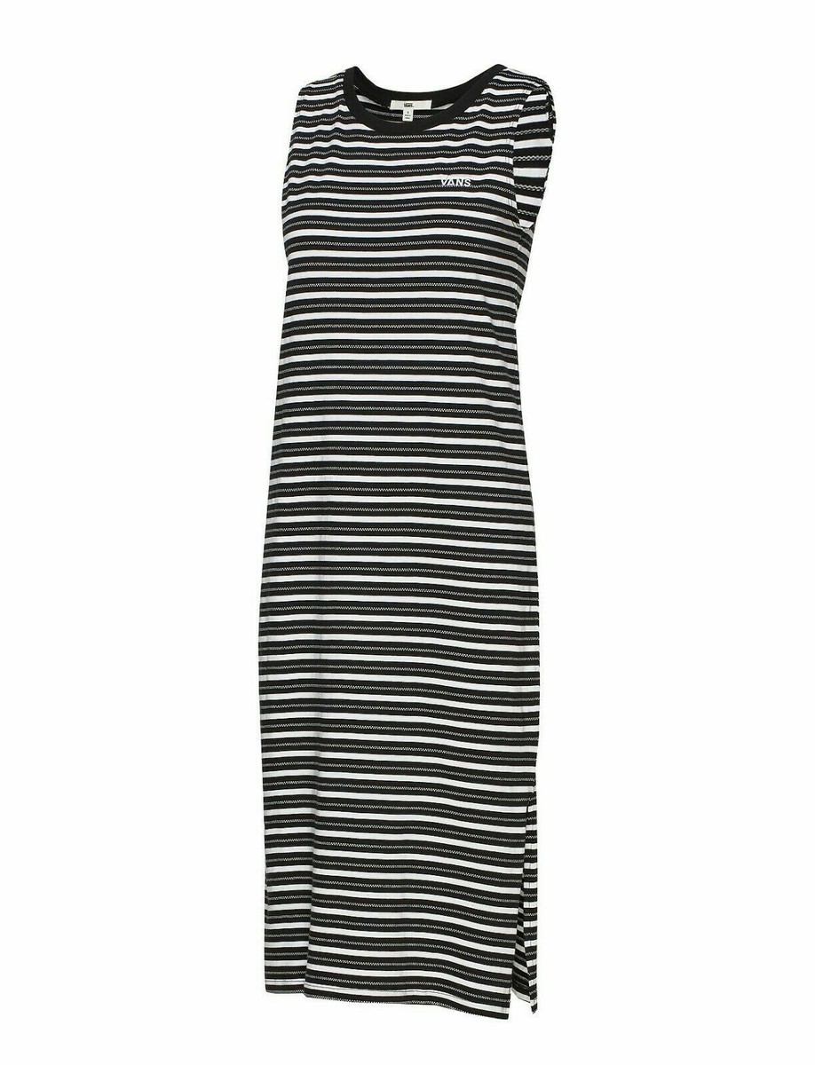 Vans Check Midi Dress - Women's Black Xs